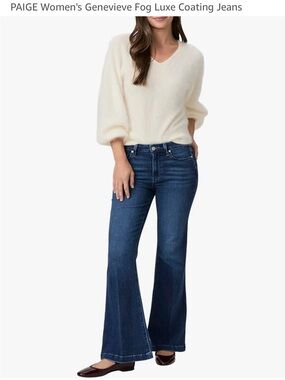 PAIGE Dark Blue Flare Jeans